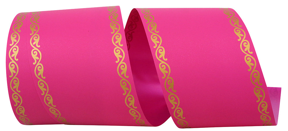 Fuchsia 3 Inch Matte Printer Ribbon for Wreaths and Bows