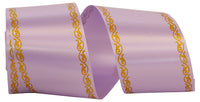 Orchid 3 Inch Shiny Printer Ribbon for Ceremony Wreaths
