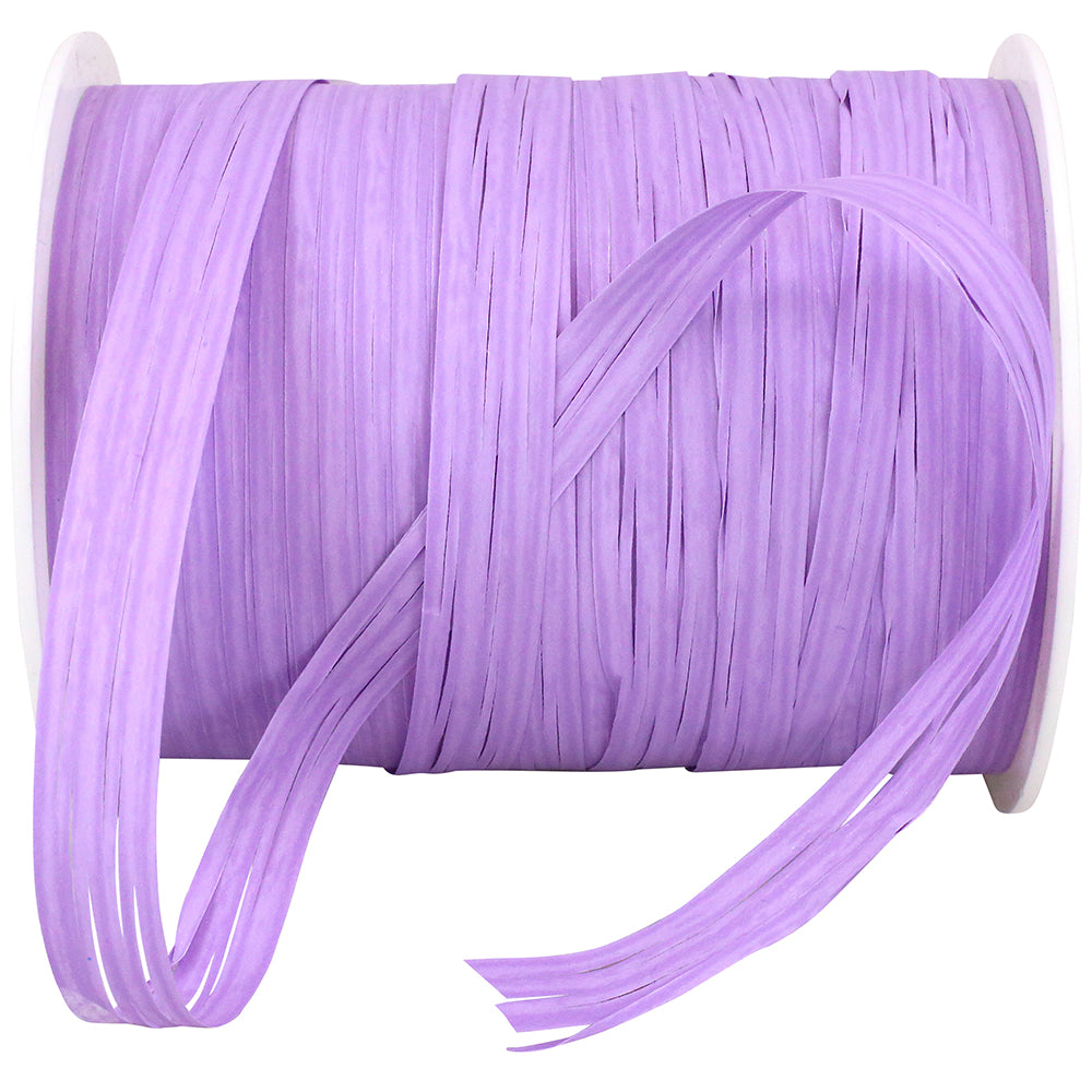 Lavender Raffia 3/8 Inch Europa Roll 100 Yards
