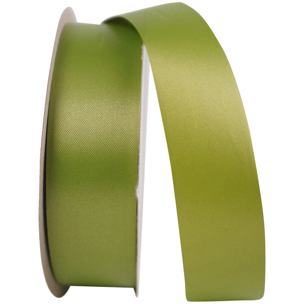 Moss 1-3/8 Inch Polypro Satin Finish Ribbon for Wreaths