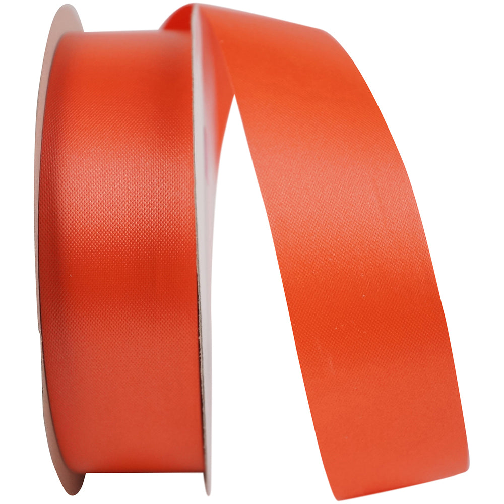 Rust Embossed Polypro Satin Finish Ribbon 1-3/8 Inch