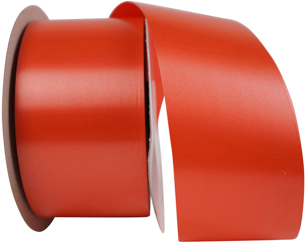 Rust 2-1/2 Inch Polypro Satin Finish Ribbon for Wreaths