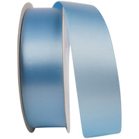 Blue 1-3/8 Inch Polypro Satin Finish Ribbon for Wreaths