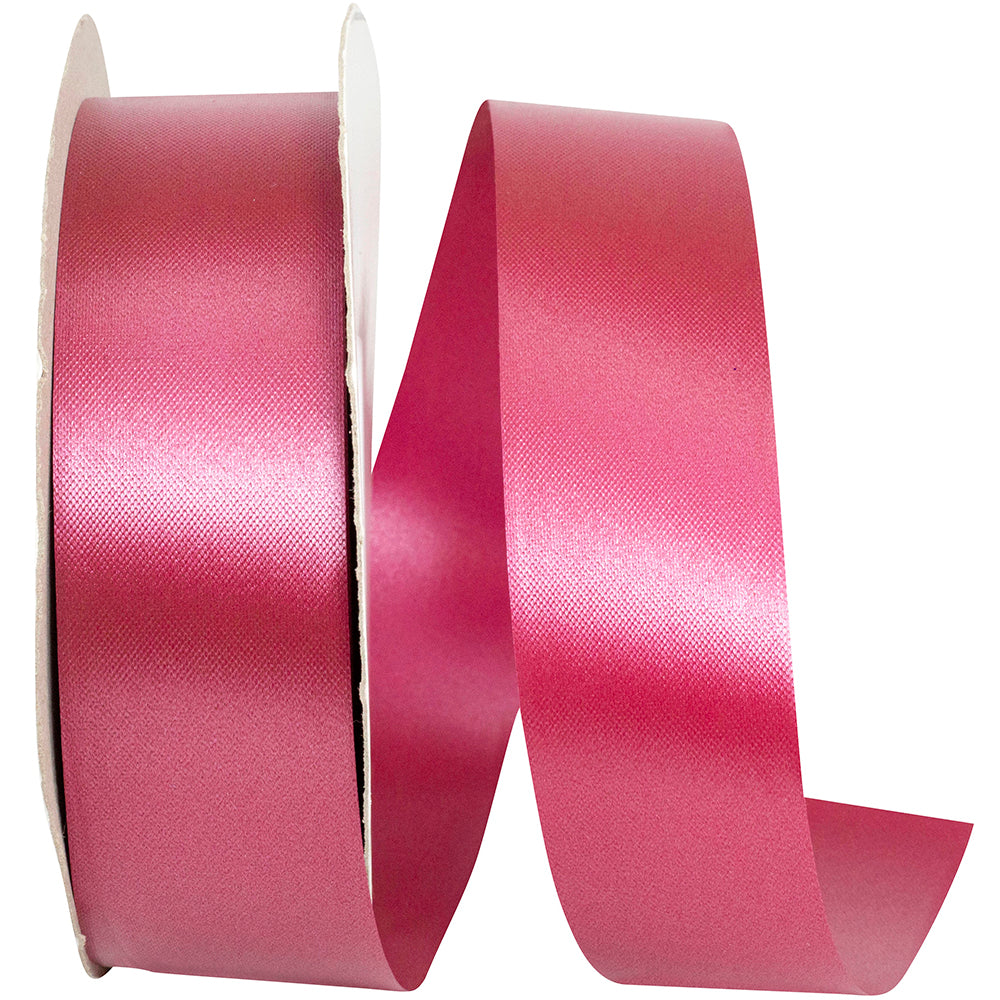 Burgundy Polypro Satin Finish Ribbon 1-3/8 Inch for Bows