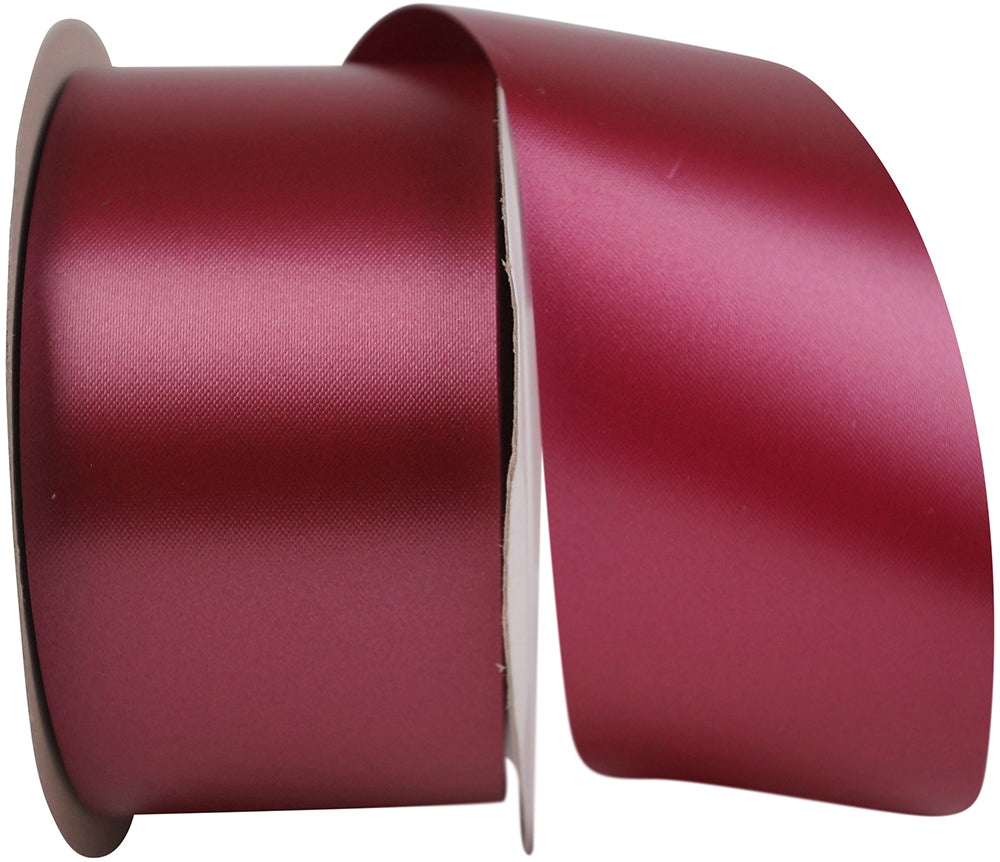 Burgundy 2-1/2 Inch Polypro Satin Finish Ribbon