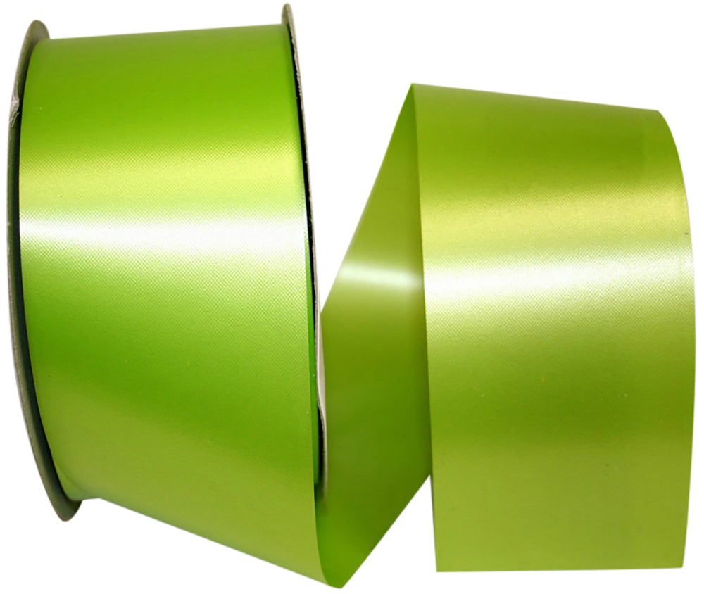 Lime 2-1/2 Inch Polypro Satin Finish Ribbon for Wreaths