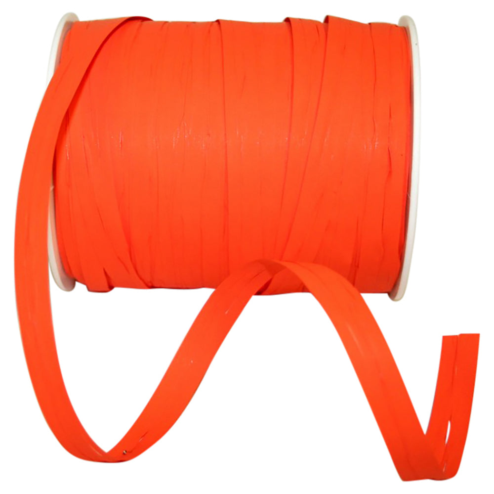 Raffia Venice Rd 3/8 Inch Orange Polypropylene