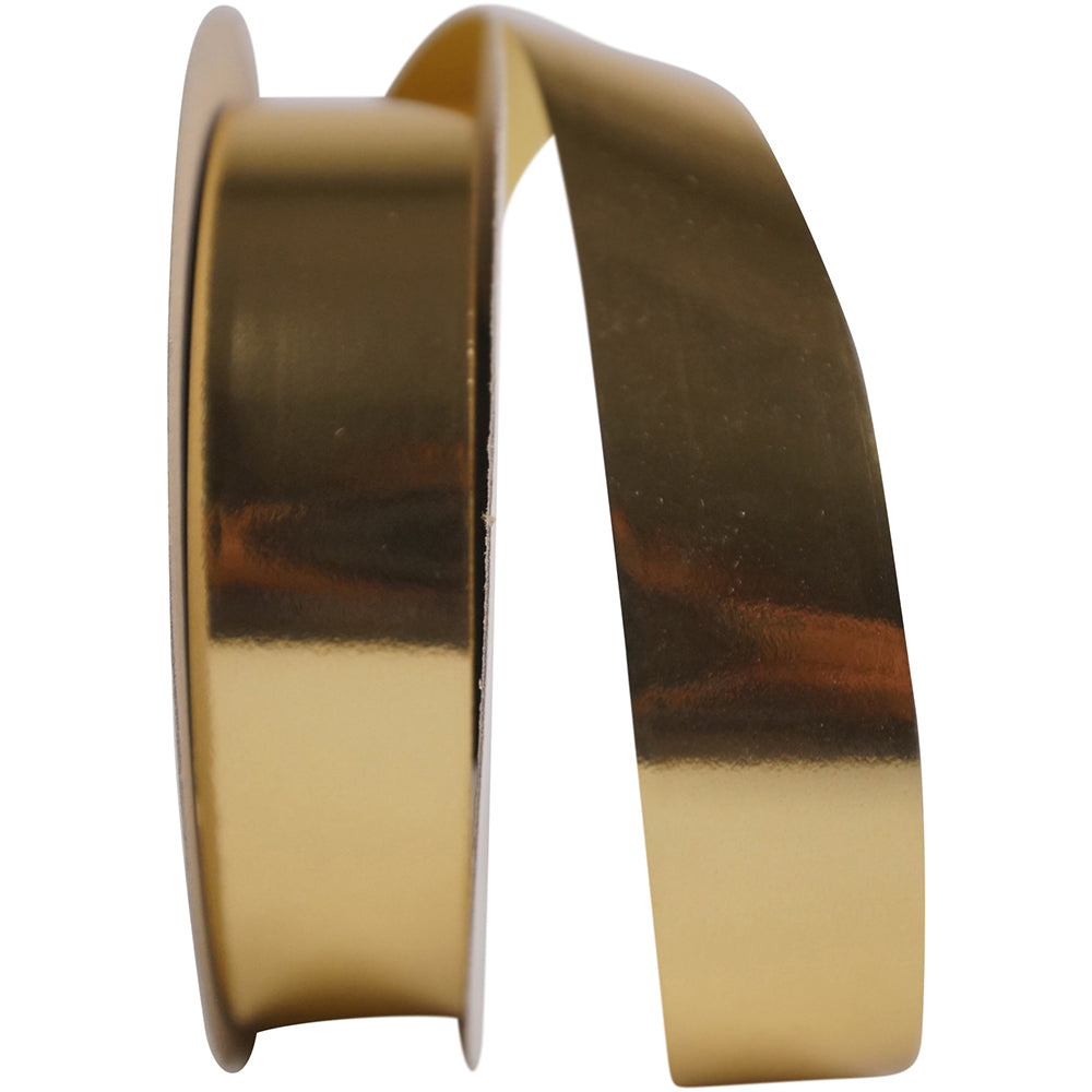 Gold Metallic Polypro Ribbon 1-1/4 Inch for Wreaths