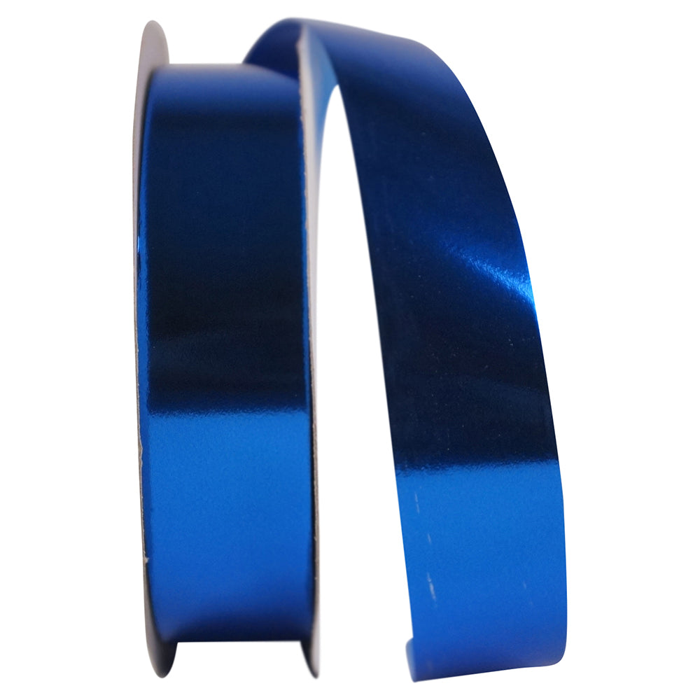 Metallic Polypro Ribbon Royal 1-1/4 Inch for Wreaths