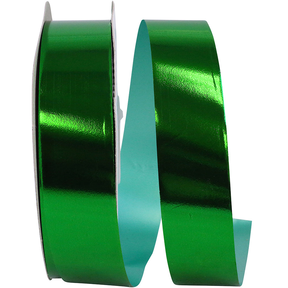 Emerald Metallic Polypro Ribbon 1-1/4 Inch for Bows