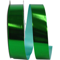 Emerald Metallic Polypro Ribbon 1-1/4 Inch for Bows