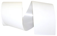 White Matte Coated Poly Printer Ribbon 3 Inch for Wreaths