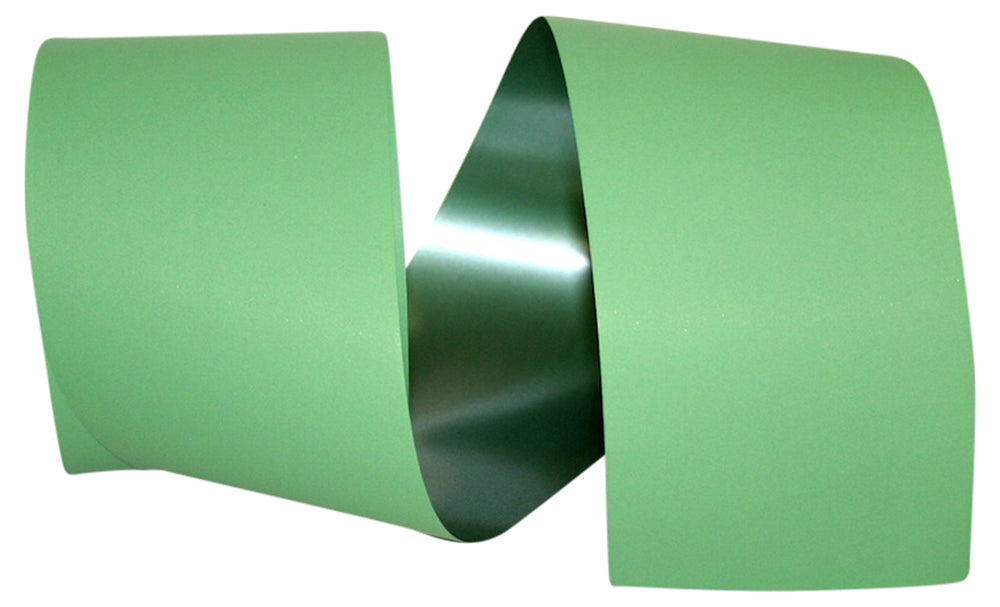 Moss 3 Inch Matte Coated Poly Ribbon for Wreaths and Bows