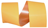 Orange 3 Inch Matte Coated Poly Ribbon for Wreaths and Bows