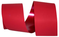 Red Matte Coated Poly Printer Ribbon 3 Inch for Wreaths