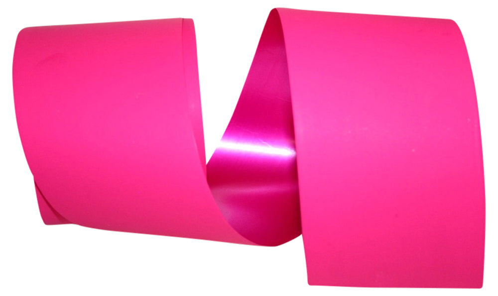 Hot Pink 3 Inch Matte Coated Poly Ribbon for Wreaths