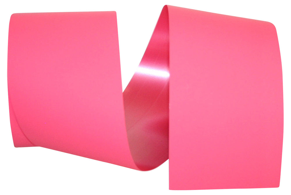 Coral 3 Inch Poly Printer Ribbon for Wreaths and Bows