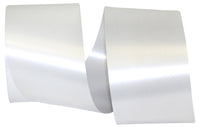 Shiny White Poly Printer Ribbon 2-3/4 Inch for Wreaths