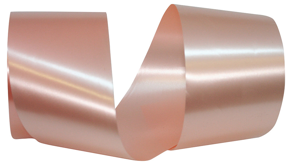 Orange Shiny Poly Printer Ribbon 2-3/4 Inch for Wreaths
