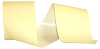 Ivory Shiny Poly Printer Ribbon 2-3/4 Inch for Wreaths