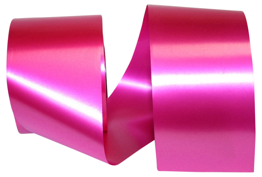 Hot Pink 2-3/4 Inch Shiny Poly Printer Ribbon