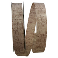 Cork Roll Ribbon 1 Inch Natural for Wreaths and Bows
