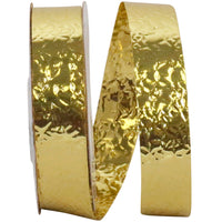 Gold 5 8 Inch Cracked Ice - Standard Weight - Ribbon for Wreaths & Bows