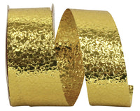Gold 1-3 8 Inch Cracked Ice - Standard Weight - Ribbon for Wreaths & Bows