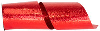 Red 3-7 8 Inch Cracked Ice Display Heavyweight Unwired Ribbon for Wreaths & Bows