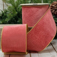 Velvet Pink Ribbon 4 Inch by 10 Yards