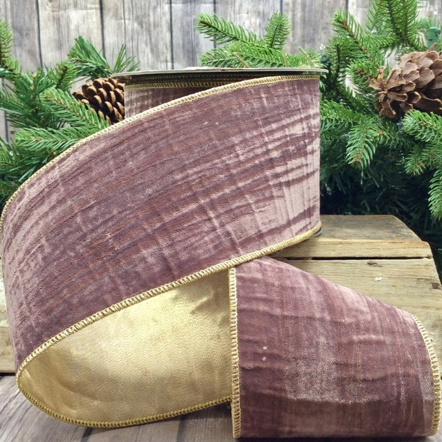 Amethyst Velvet Vintage Chic Ribbon 4" x 10 Yds