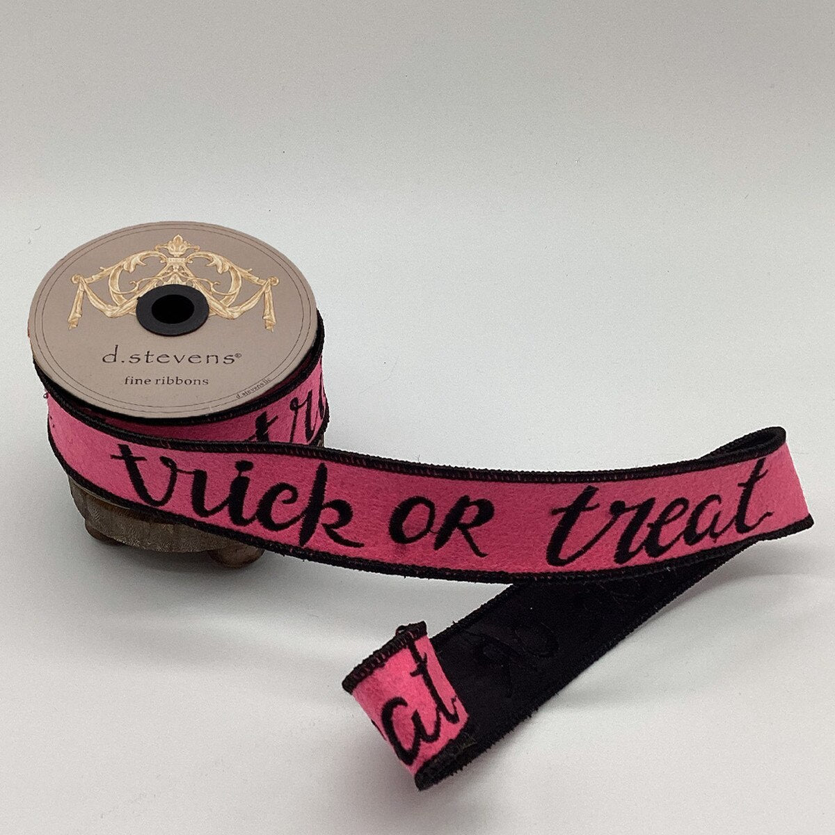Trick Or Treat Hot Pink Ribbon 1.5" x 5 Yds Felt