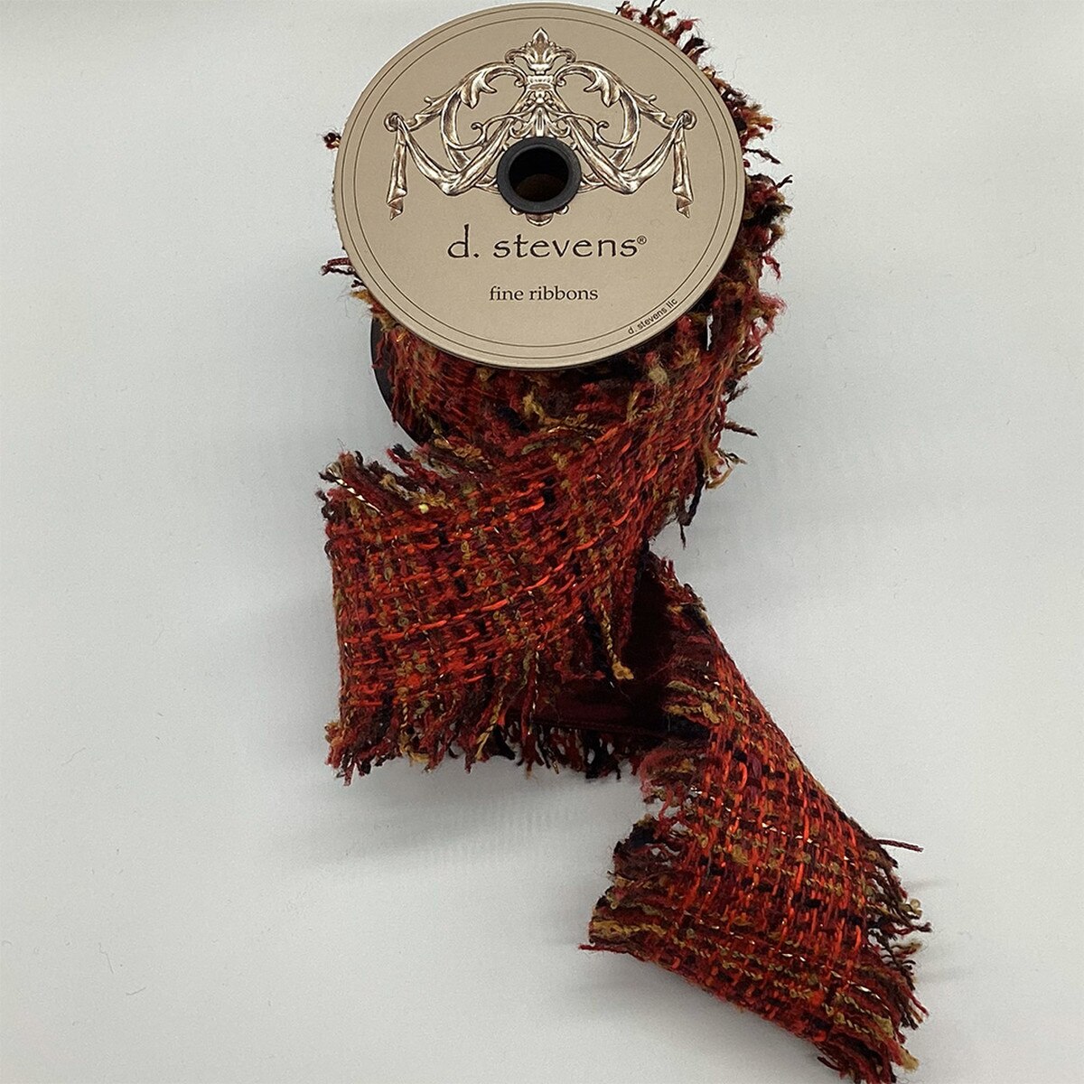 Burgundy Olive Red Ribbon 4 Inch by 5 Yards Blissful Boucle