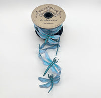 Dragonfly Garland Felt Embroidery Blue Ribbon 3