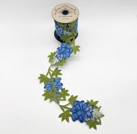 Texas Bluebonnets Felt Embroidery Ribbon 4