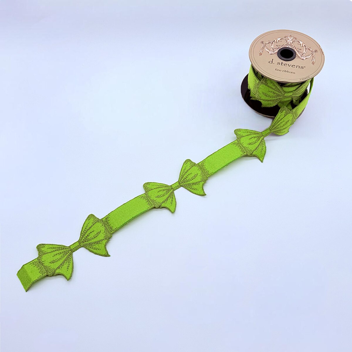 Felt Bow Garland Lime Green 2.5" x 5 Yds