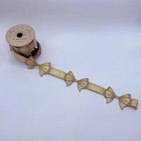 Bow Garland Light Gold Ribbon 2.5