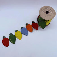 Multicolor Felt Light Bulb Garland 3 in x 3 Yds