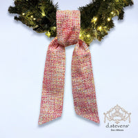 Pastel Boucle Ribbon Sash 4x56 White Pink Yellow Light Blue