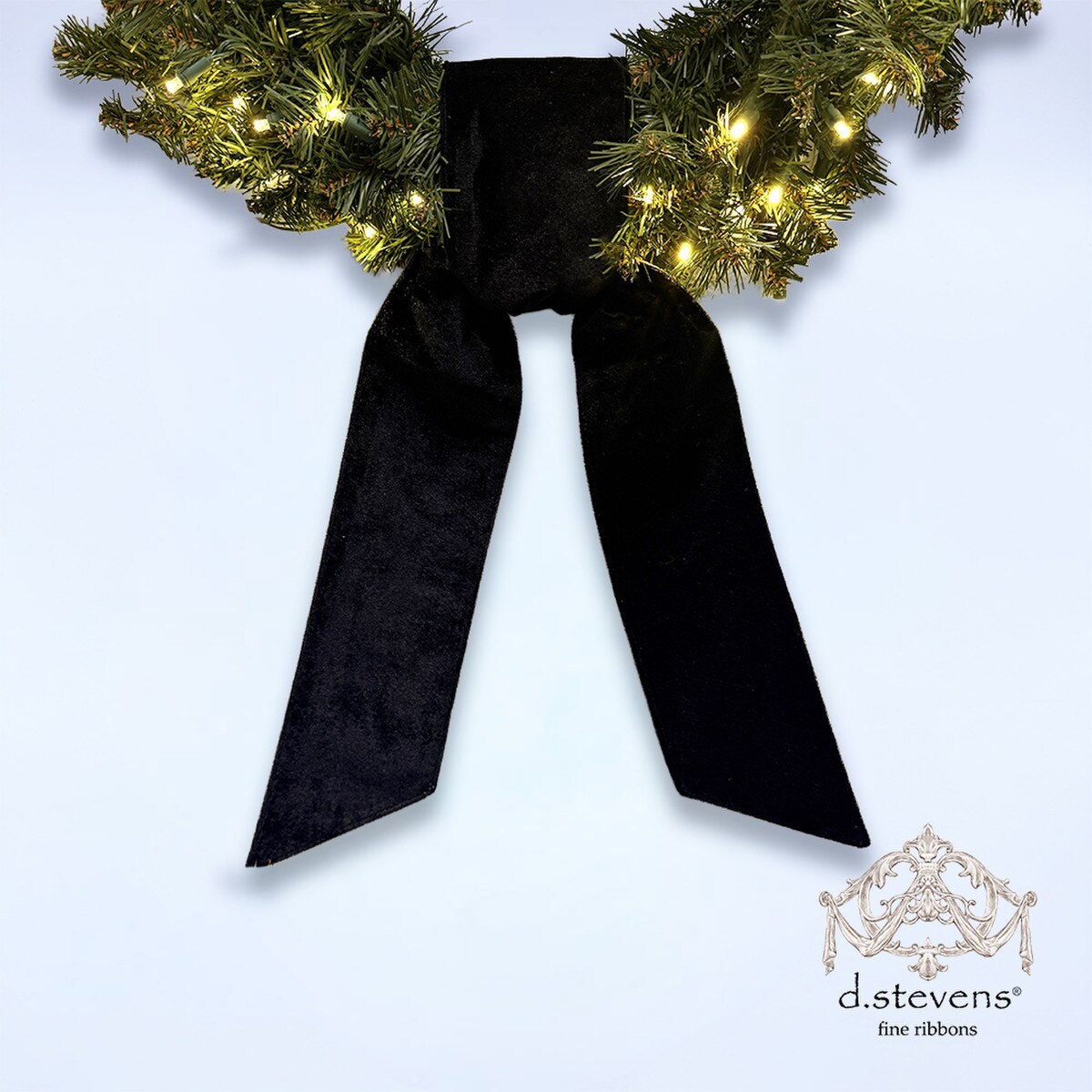Black Velvet Sash Ribbon with Metallic Gold Back 4 x 56