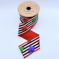 Dupion Stripe Ribbon 2.5