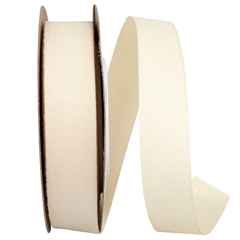 Natural 5 8 Inch Cotton Tape Natural Ribbon for Wreaths & Bows