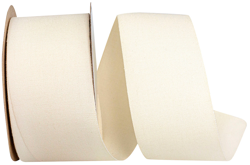 Natural 1-1 2 Inch Cotton Tape Natural Ribbon for Wreaths & Bows