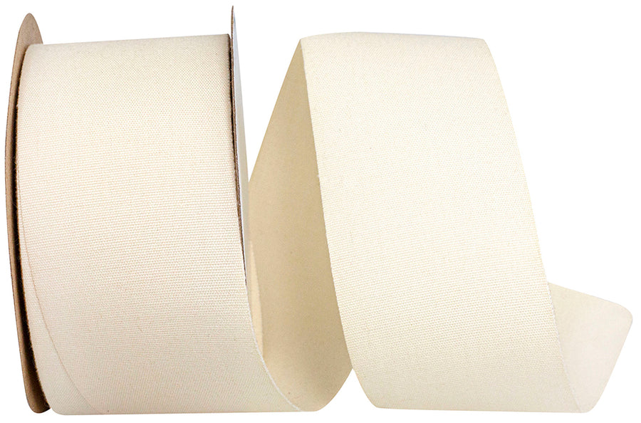 Natural 1-1 2 Inch Cotton Tape Natural Ribbon for Wreaths & Bows