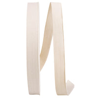 Natural 1 Inch Cotton Med Wt Twill Nat Ribbon Rd for Wreaths & Bows