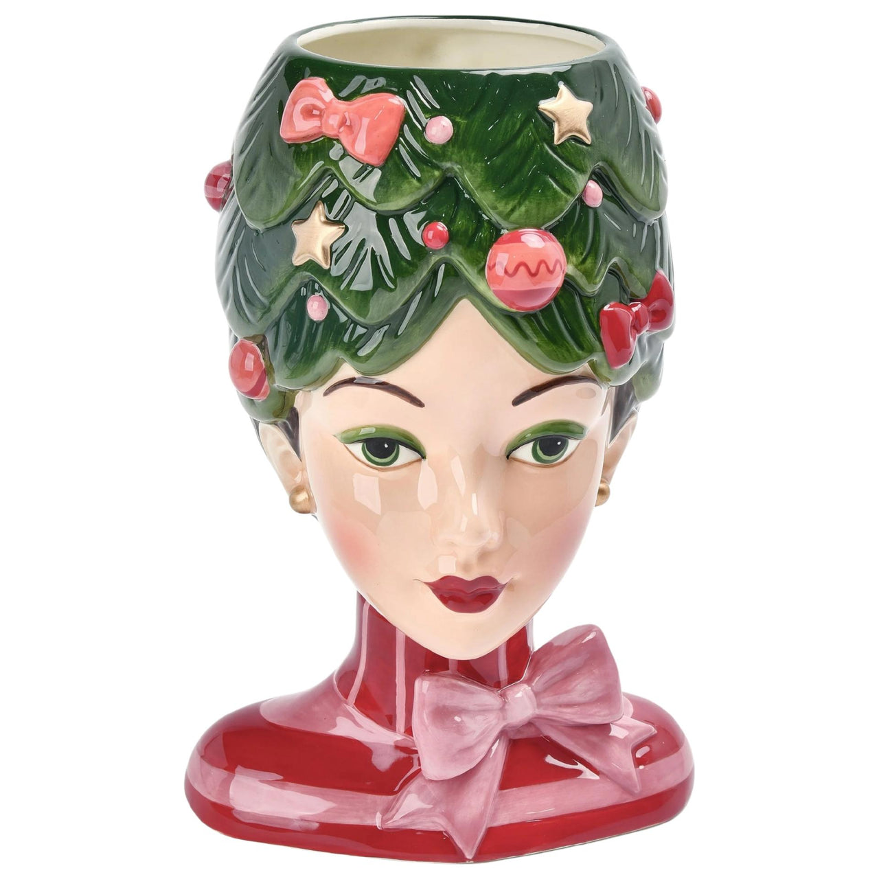 Christmas Head Vase