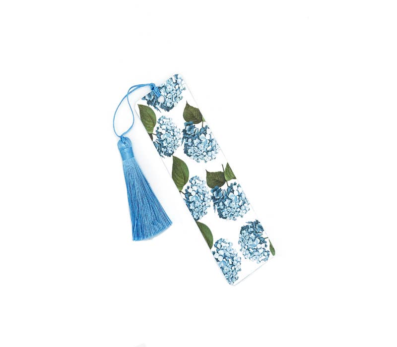 Thayer Blue Hydrangea Bookmark