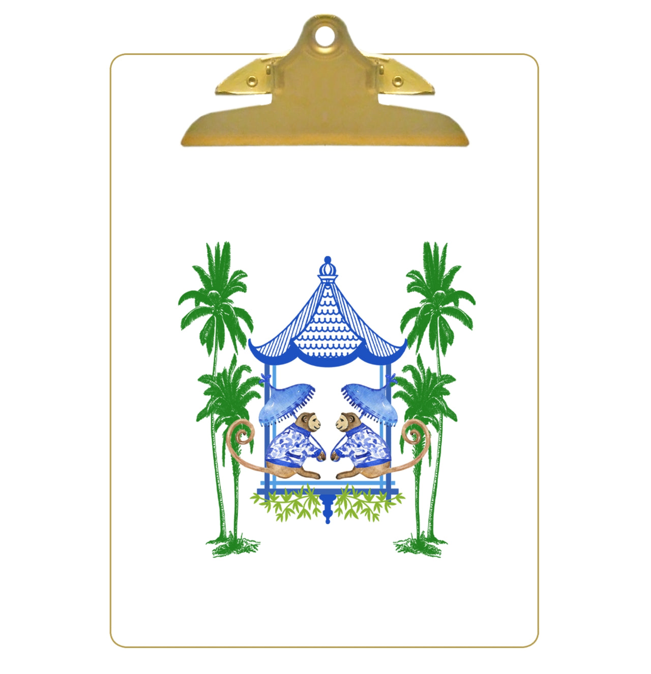 Madison Chic Monkey with Palms Clipboard