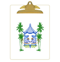 Madison Chic Monkey with Palms Clipboard