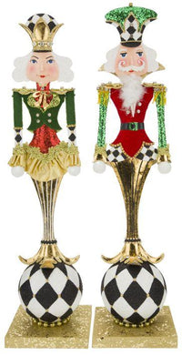 Harlequin Nutcracker, Assortment of 2 - 24 Inches